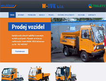 Tablet Screenshot of multicar-jvk.cz